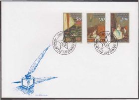 Європа Европа ^/--/^ Лихтенштейн 1988 ЖИВОПИСЬ КАРТИНЫ ХУДОЖНИК ХИНКЕЛЬ КПД Mi.957-9 EUR 6.50 ^_^^^ Ліхтенштейн 1988 ЖИВОПИС КАРТИНИ ХУДОЖНИК ХІНКЕЛЬ ККД Mi.957-9 EUR 6.50 - фото фото фото