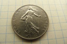 Франція Франция ^/--/^ Франция 1 франк, 1961 г. ^_^^^ Франція 1 франк, 1961 р. - фото фото фото