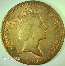 Єлизавета II (після ) Елизавета II (после ) ^/--/^ Великобритания 1 пенни, 1986 №201 ^_^^^ Велика Британія 1 пенні, 1986 No 201 - фото фото фото