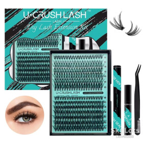 Інше Другое ^/--/^ Набор для наращивания ресниц U-GRUSH LASH DIY Extension Kit 30 /--/ D+40 /--/ D 9-16 /--/ мм 280 /--/ шт кластеры ресниц, накладные ресницы ^_^^^ Набір для нарощування війн U-GRUSH LASH DIY Extension Kit 30 /--/ D+40 /--/ D 9-16 /--/ мм 280 /--/ шт кластери війн, накладні війни - фото фото фото