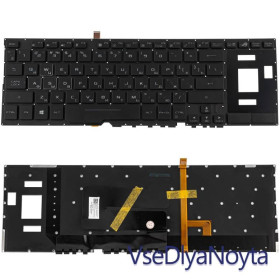 Клавіатури Клавиатуры ^/--/^ Клавиатура для ноутбука ASUS (GX /--/ 531 series) rus, black, без фрейма, подсветка клавиш (RGB 16 pin) ^_^^^ Клавіатура для ноутбука ASUS (GX /--/ 531 series) rus, black, без фрейму, підсвічування клавіш (RGB 16 pin) - фото фото фото