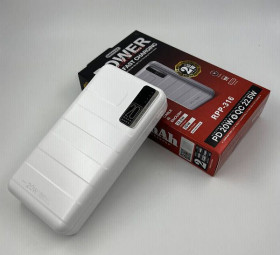 Зовнішні акумулятори (Power Bank) Внешние аккумуляторы (Power Bank) ^/--/^ Power Bank Remax RPP-316 Noah White    (20000 /--/ mAh/PD /--/ 20 /--/ W/1 /--/ USB+QC /--/ 3.0) ^_^^^ Power Bank Remax RPP-316 Noah White (20000 /--/ mAh/PD /--/ 20 /--/ W/1 /--/ USB+QC /--/ 3.0) - фото фото фото