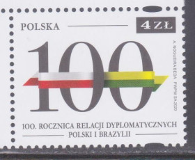 Польща Польша ^/--/^ Польша 2020 ДИПЛОМАТИЧЕСКИЕ ОТНОШЕНИЯ БРАЗИЛИЯ 100 ЛЕТ ПОЛИТИКА СОТРУДНИЧЕСТВО SW 5263** MNH $1.74 ^_^^^ Польща 2020 ДИПЛОМАТИЧНІ ВІДНОСИНИ БРАЗИЛІЯ 100 РОКІВ ПОЛІТИКА СОТРУДНИЦТВА SW 5263** MNH $1.74 - фото фото фото
