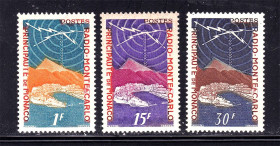 Малі Держави Європи Малые Государства Европы ^/--/^ - Монако 1953 г MNH - Радио Монте Карло ^_^^^ Німеччина - Монако 1953 р MNH - Радіо Монте Карло - фото фото фото