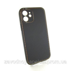 Чохли, бампера Чехлы, бампера ^/--/^ IPhone 12 кожаный чехол Epik black ^_^^^ IPhone 12 шкіряний чохол Epik black - фото фото фото