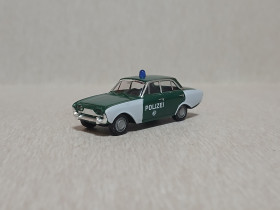 H H ^/--/^ Службовий транспорт, polizei FORD TAUNUS 17 /--/ m. WIKING 1:87 H /--/ 0  (21408.00/2+). ^_^^^ Служебный транспорт, polizei FORD TAUNUS 17 /--/ m. WIKING 1:87 H /--/ 0 (21408.00/2+). - фото фото фото