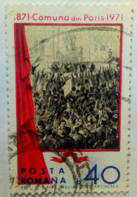 Румунія Румыния ^/--/^ Румыния 1971 Парижская коммуна, гашеная ^_^^^ Румунія 1971 Паризька комуна, гашена - фото фото фото