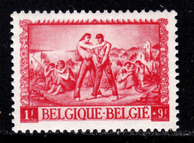 Бенілюкс Бенилюкс ^/--/^ Бельгия  1945 г  MNH - жертвам войны ^_^^^ Бельгія 1945 MNH - жертвам війни - фото фото фото