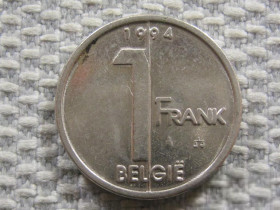 Бельгія Бельгия ^/--/^ Бельгия 1 франк 1994 года /BELGIE/ #3633 ^_^^^ Бельгія 1 франк 1994 року / BELGIE / # 3633 - фото фото фото