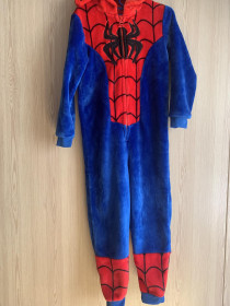 Піжами, халати Пижамы, халаты ^/--/^ Сліп піжама махра marvel spiderman людина-павук 7/8 р.122 ^_^^^ Слепая пижама махра marvel spiderman человек-паук 7/8 р.122 - фото фото фото