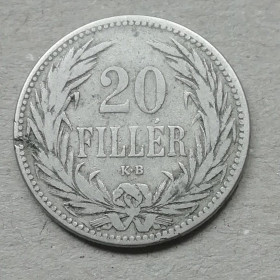 Угорщина Венгрия ^/--/^ Австро-Венгрия 20 филлеров 1893 ^_^^^ Австро-Угорщина 20 філерів 1893 - фото фото фото