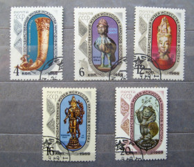 СРСР - СССР - ^/--/^ МУЗЕЙ ИСКУССТВ НАРОДОВ ВОСТОКА = СССР - СРСР = 1969 р. = гаш. ^_^^^ Музей мистецтв народів Сходу = СРСР - СРСР = 1969 р. = гаш. - фото фото фото