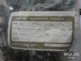 Конденсатори Конденсаторы ^/--/^ 100 /--/ мкф 35 /--/ в. JAMICON. ^_^^^ 100 /--/ мкф 35 /--/ в. JAMICON/ - фото фото фото