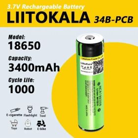 Ліхтарі, ліхтарики Фонари, фонарики ^/--/^ Аккумулятор Liitokala 34 /--/ B-Pcb Ncr /--/ 18650 /--/ B 3400 /--/ mah 3.7 /--/ V ^_^^^ Акумулятор Liitokala 34 /--/ B-Pcb Ncr /--/ 18650 /--/ B 3400 /--/ mah 3.7 /--/ V - фото фото фото