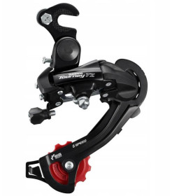 Перемикачі, манетки Переключатели, манетки ^/--/^ Перемикач задній SHIMANO RD-TZ /--/ 500 7 шв, під гак, чорний (RD-TZ /--/ 500) ^_^^^ Переключатель задний SHIMANO RD-TZ /--/ 500 7 шв, под крюк, черный (RD-TZ /--/ 500) - фото фото фото