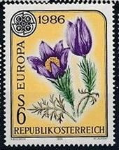 Інше Другое ^/--/^ Австрия Флора Цветы Европа СЕПТ 1986 ^_^^^ Австрія Флора Квіти Європа СЕПТ 1986 - фото фото фото