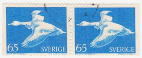 Скандинавія Скандинавия ^/--/^ Швеция 1971 г. № 735 А В гашеная сцепка ^_^^^ Швеція 1971 р. No 735 А В гашене зчіпка - фото фото фото
