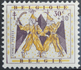 Інше Другое ^/--/^ Бельгия Антитуберкулезные марки 1957 ^_^^^ Бельгія Антитуберкульозні марки 1957 - фото фото фото