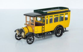 : Закордонні : Зарубежные ^/--/^ 1:43 FIAT 18 BL Omnibus 1915 yellow, RIO #20 Italy - фото фото фото