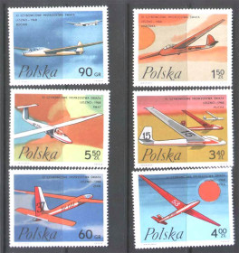 Транспорт Транспорт ^/--/^ Авиация . Польша  1968 г MNH ^_^^^ Польща 1968 MNH - фото фото фото