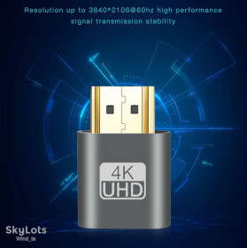 Аксесуари Аксессуары ^/--/^ 4 /--/ К HDMI віртуальний монітор емулятор дисплея  ( виртуальный монитор ) ^_^^^ 4 /--/ К HDMI виртуальный монитор эмулятор дисплея ( виртуальный монитор) - фото фото фото