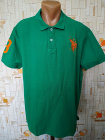 Футболки, майки Футболки, майки ^/--/^ Футболка чоловіча зелена. Поло US POLO ASSN p-p XXL ^_^^^ Футболка мужская зеленая. Поло US POLO ASSN p-p XXL - фото фото фото