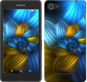 Чохли, бампера Чехлы, бампера ^/--/^ Чехол на Sony Xperia E /--/ 3 D /--/ 2202 Узор 46 2897 /--/ u-672 - фото фото фото