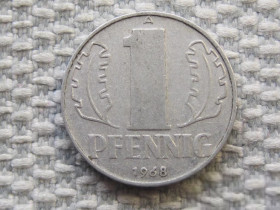 НДР, ФРН ГДР, ФРГ ^/--/^ Германия ГДР 1 пфенниг 1968 года #5802 ^_^^^ Німеччина НДР 1 пфеніг 1968 року #5802 - фото фото фото