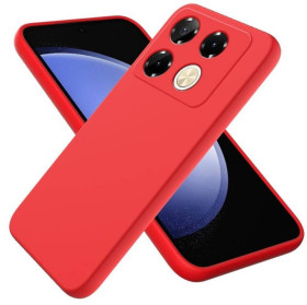 Чохли, бампера Чехлы, бампера ^/--/^ Чохол Fiji Full Soft Premium для Infinix Note 40 Pro (X /--/ 6850) протиударний бампер з мікрофіброю Red ^_^^^ Чехол Fiji Full Soft Premium для Infinix Note 40 Pro (X /--/ 6850) противоударный бампер с микрофиброй Red - фото фото фото