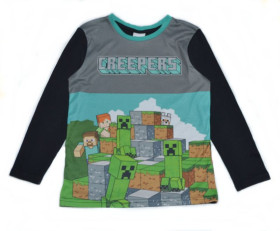 Кофти, реглани Кофты, регланы ^/--/^ Черный реглан лонгслив minecraft mojang george на мальчика 9-10 лет ^_^^^ Чорний реглан лонгзлив minecraft mojang george на хлопчика 9-10 років - фото фото фото