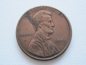 Обігові Обиходные ^/--/^ США 1 цент 1993 года 21517 ^_^^^ США 1 цент 1993 року 21517 - фото фото фото