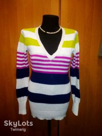 Кофти Кофты ^/--/^ Пуловер 44-46 Old Navy в цветную полоску ^_^^^ Пуловер 44-46 Old Navy в кольорову смужку - фото фото фото