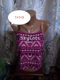 Майки Майки ^/--/^ 1+1=3 Яскрава маєчка з геометричним принтом h&amp;m ^_^^^ 1+1= 3 Яркая поместье с геометрическим принтом h&amp;m - фото фото фото