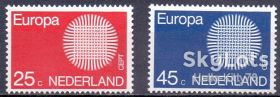 Бенілюкс Бенилюкс ^/--/^ Нидерланды 1970 Европа CEPT Mi 942-943 MNH ^_^^^ Нідерланди 1970 Європа CEPT Mi 942-943 MNH - фото фото фото