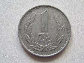 - року - года ^/--/^ Польша 1 злотый 1985 года #14100 ^_^^^ Польща 1 злотий 1985 #14100 - фото фото фото