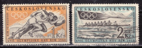 Спорт Спорт ^/--/^ Чехословакия. Олимпиада  (серия без 1 м.) 1960 г. ^_^^^ Чехословаччина. Олімпіада (серія) 1960 р. - фото фото фото