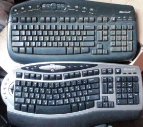 Клавіатури Клавиатуры ^/--/^ МЕГАЛОТ 2 шт Беспроводные клавиатуры Microsoft цена за все МЕГА ЛОТ ^_^^^ Бездротові клавіатури Microsoft ціна за всі МЕГА ЛОТ - фото фото фото