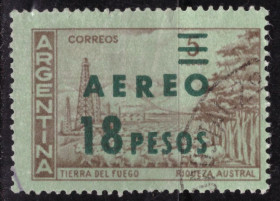 Південна Америка Южная Америка ^/--/^ Аргентина. Авиапочта 1959 г. с надпечаткой  (концовка) 1962 г. ^_^^^ Аргентина. Авіапошта 1959 з надпечаткою (кінцівка) 1962 р. - фото фото фото