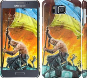 Чохли, бампера Чехлы, бампера ^/--/^ Чехол на Samsung Galaxy Alpha G /--/ 850 /--/ F Сильна Україна 1966 /--/ c-65 - фото фото фото
