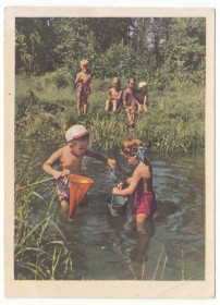 СРСР СССР ^/--/^ Рыбку поймали 1955 Становой Р /--/ 8 ^_^^^ Рибку спіймали 1955 Станової Р /--/ 8 - фото фото фото