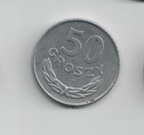 - року - года ^/--/^ Монета Польша 50 грошей 1977 года ^_^^^ Монета Польща 50 грошей 1977 - фото фото фото