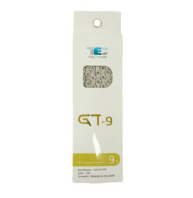 Ланцюги, зірки, тріскачки Цепи, звезды, трещетки ^/--/^ Цепь TEC GT-9 116 звеньев 9 ск. с замком, grey (CHA-397) ^_^^^ Ланцюг TEC GT-9 116 ланок 9 ск. з замком, grey (CHA-397) - фото фото фото