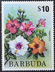 Інше Другое ^/--/^ Барбуда Флора Цветы Гибискус 1975 ^_^^^ Барбуда Флора Квіти Гібіскус 1975 - фото фото фото
