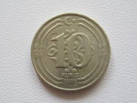Туреччина Турция ^/--/^ Турция 10 куруш 2009 года 14872 ^_^^^ Туреччина 10 куруш 2009 14872 - фото фото фото
