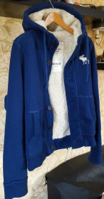 Куртки Куртки ^/--/^ Куртка толстовка на меху abercrombie &amp; fitch original Abercrombie &amp; Fitch ^_^^^ Куртка товстування на хутра abercrombie &amp; fitch original Abercrombie &amp; Fitch - фото фото фото