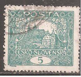 Чехословаччина Чехословакия ^/--/^ Чехословакия 1919 Sc.42 used перф.13 3/4 ^_^^^ Чехословаччина 1919 Sc.42 used перф.13 3/4 - фото фото фото