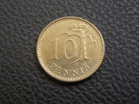 Фінляндія Финляндия ^/--/^ 10 пенни Финляндия 1982 г ^_^^^ 10 Пенні Фінляндія 1982 - фото фото фото
