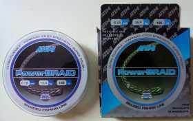 Ліски, шнури, повідці Лески, шнуры, поводки ^/--/^ Шнур плетеный Atemi Power BRAID 0.18 мм, 100 м  (новый) ^_^^^ Шнур плетений Atemi Power BRAID 0.18 мм, 100 м (новий) - фото фото фото
