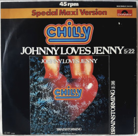 Платівки Пластинки ^/--/^ Chilly - Johnny Loves Jenny / Brainstorming - 1979.  (EP) 12. Vinyl. Пластинка. Germany. ^_^^^ Chilly - Johnny Loves Jenny / Brainstorming - 1979. Пластинка. Germany. - фото фото фото