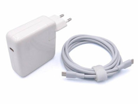 Адаптери живлення Адаптеры питания ^/--/^ Блок питания для APPLE 61 /--/ W A /--/ 1718 (MNF /--/ 72 /--/ LL/A) + Type-C (USB-C) кабель. ^_^^^ APPLE 61 /--/ W A /--/ 1718 (MNF /--/ 72 /--/ LL/A) + Type-C (USB-C) кабель. - фото фото фото